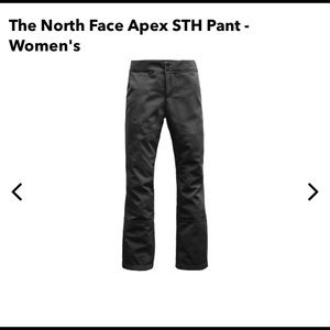 North face fitted snow pants